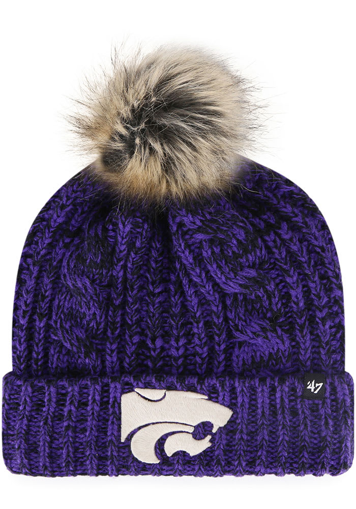 47 K-State Wildcats Purple Meeko Cuff Womens Knit Hat