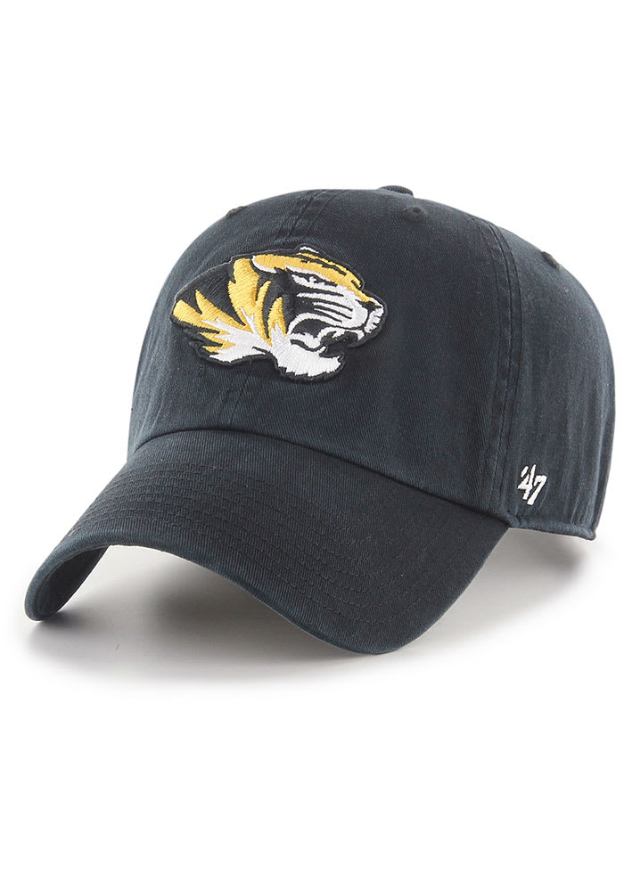 47 Missouri Tigers Black Clean Up Youth Adjustable Hat