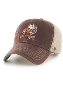 Brownie Cleveland Browns Trawler Clean Up Adjustable Hat - Brown