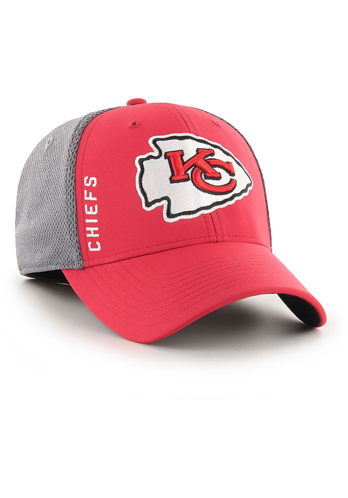 47 Kansas City Chiefs Mens Red Whycliff Flex Hat