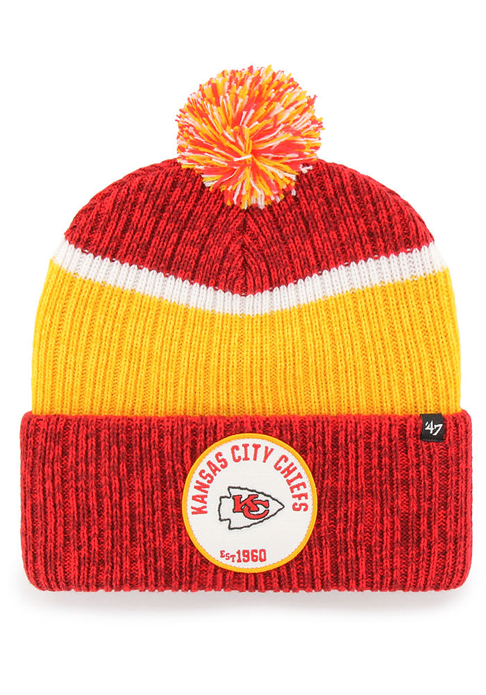 Kansas City Chiefs 47 Red Knit Hat