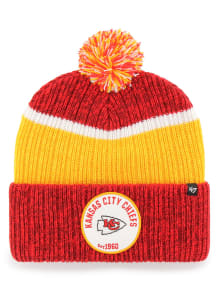 47 Kansas City Chiefs Red Holcomb Cuff Mens Knit Hat