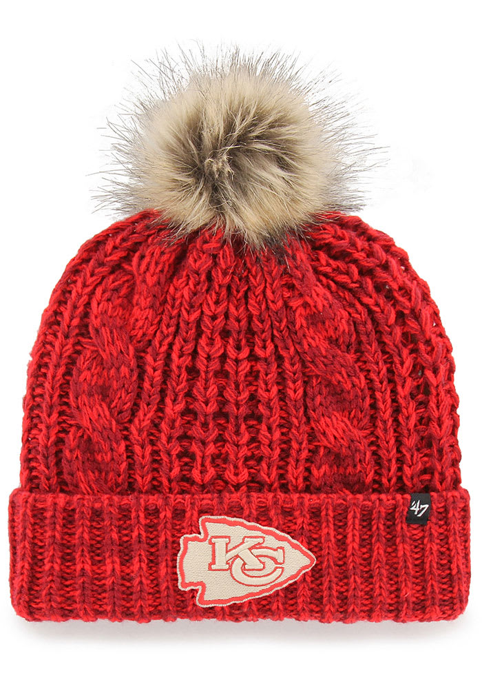 47 Kansas City Chiefs Red Meeko Cuff Womens Knit Hat