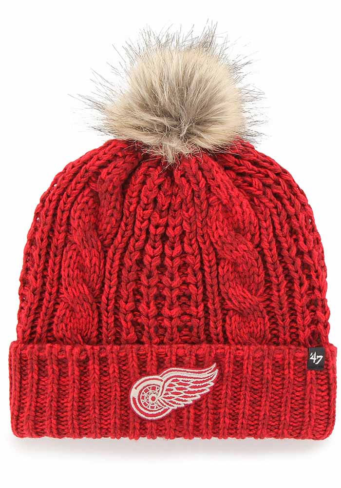 47 Detroit Red Wings Red Meeko Cuff Womens Knit Hat