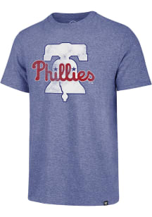 47 Philadelphia Phillies Blue Bell Wordmark Short Sleeve Fashion T Shirt