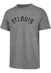 47 St Louis Browns Grey Throwback Match Short Sleeve Fashion T Shirt