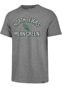 North Texas Mean Green Grey Number One Match Short Sleeve Fashion T Shirt