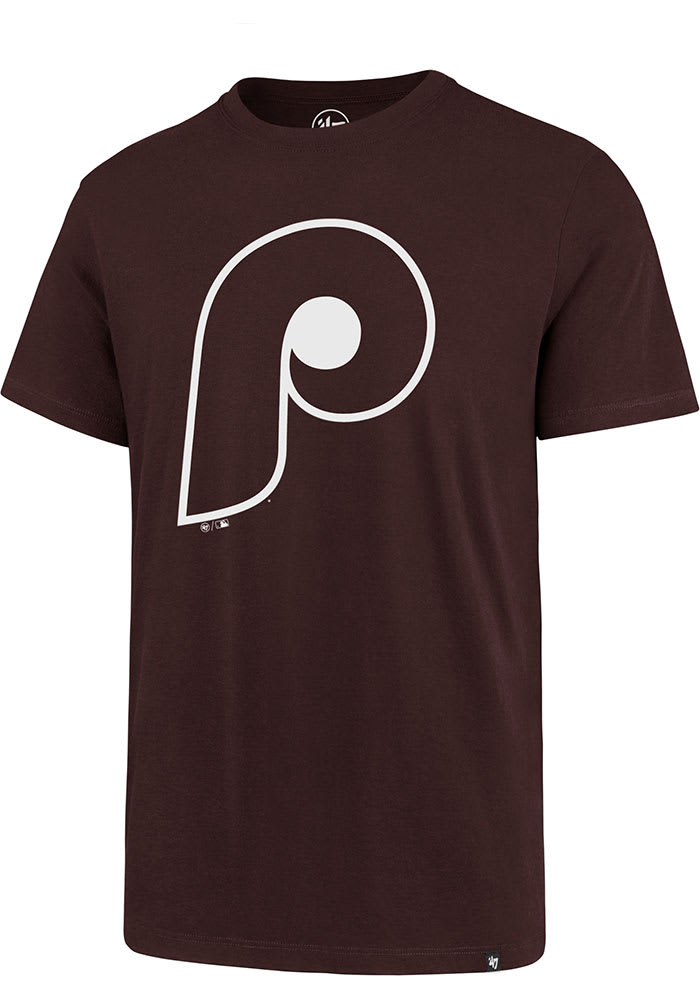47 Philadelphia Phillies Maroon Super Rival Logo Short Sleeve T Shirt