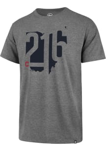 47 Cleveland Indians Grey Regional Club Short Sleeve T Shirt