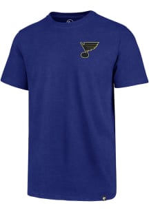 47 St Louis Blues Blue Stripe Backer Short Sleeve T Shirt