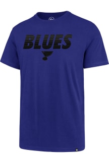 47 St Louis Blues Blue Monochrome Stripe Short Sleeve T Shirt