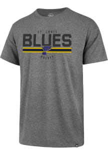 47 St Louis Blues Grey Hockey Short Sleeve T Shirt