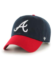 47 Atlanta Braves Clean Up Adjustable Hat - Navy Blue