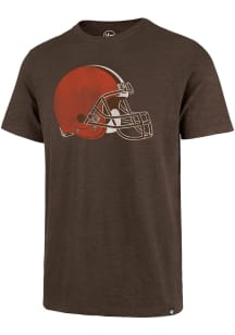 47 Cleveland Browns Brown Primary Short Sleeve Fashion T Shirt
