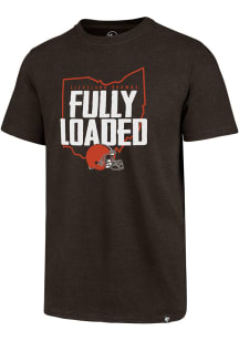 47 Cleveland Browns Brown Fully Loaded Short Sleeve T Shirt