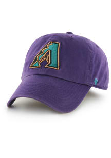 47 Arizona Diamondbacks Clean Up Adjustable Hat - Purple