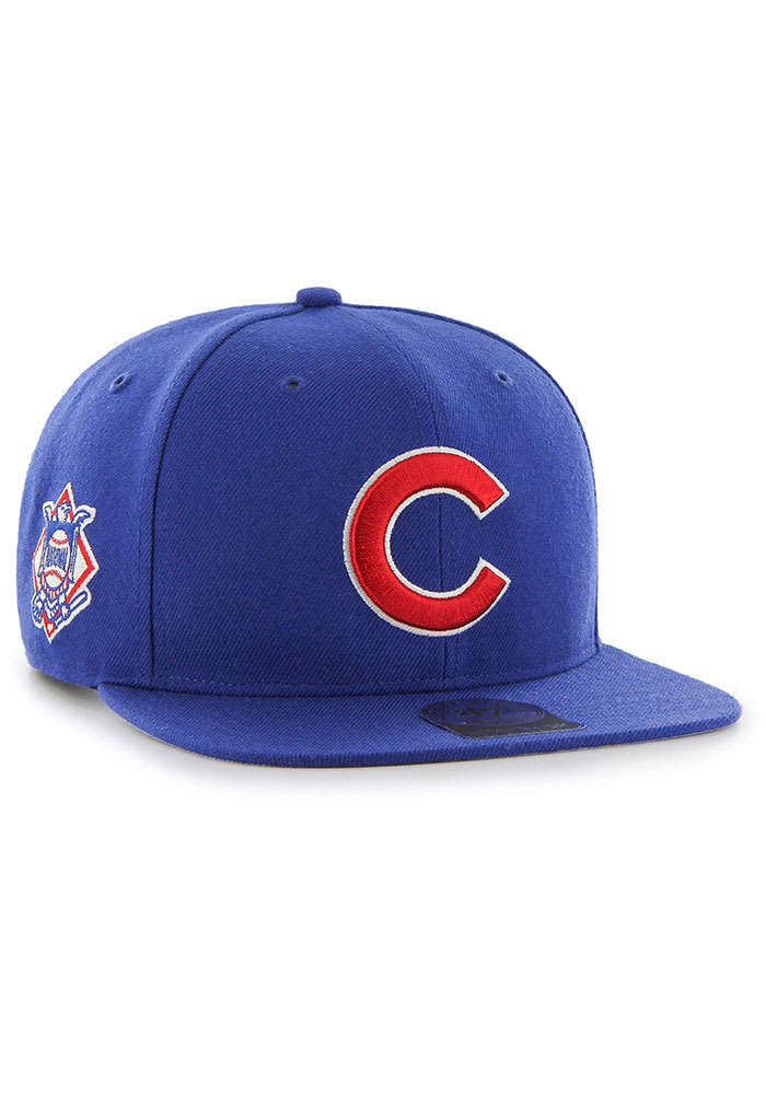 47 Chicago Cubs Blue Sure Shot Captain Mens Snapback Hat