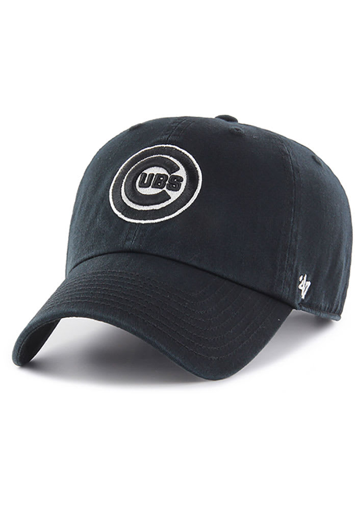 47 Chicago Cubs Clean Up Adjustable Hat - Black