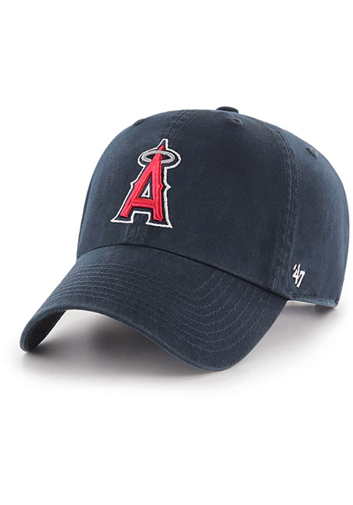 47 Brand Men's Red Los Angeles Angels Area Code City Connect Clean Up  Adjustable Hat