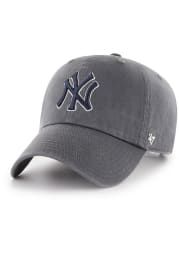 47 New York Yankees Clean Up Adjustable Hat - Charcoal