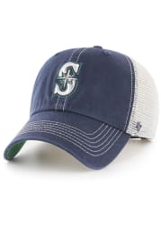 47 Seattle Mariners Trawler Clean Up Adjustable Hat - Navy Blue