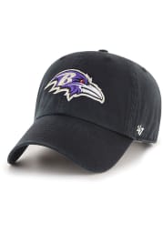 47 Baltimore Ravens Clean Up Adjustable Hat - Black