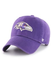 47 Baltimore Ravens Clean Up Adjustable Hat - Purple