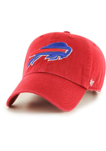 47 Buffalo Bills Clean Up Adjustable Hat - Red