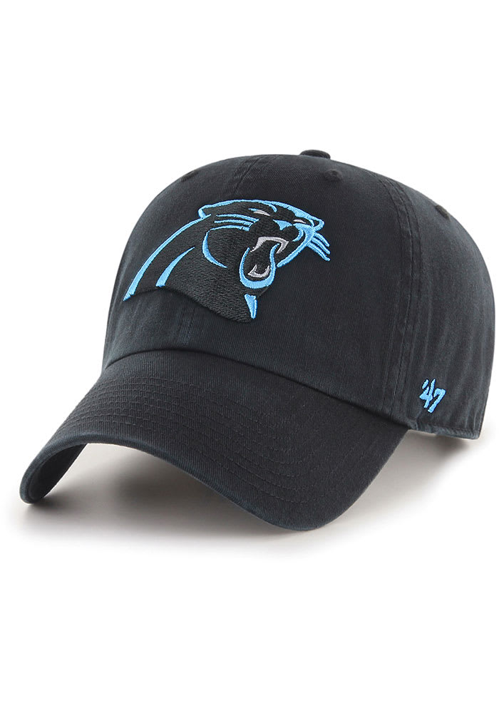 47 Carolina Panthers Clean Up Adjustable Hat - Black