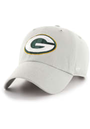 47 Green Bay Packers Clean Up Adjustable Hat - Grey
