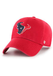 47 Houston Texans Clean Up Adjustable Hat - Red