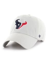 47 Houston Texans Clean Up Adjustable Hat - Grey