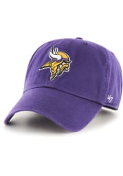 47 Minnesota Vikings Clean Up Adjustable Hat - Purple