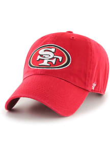 47 San Francisco 49ers Clean Up Adjustable Hat - Red