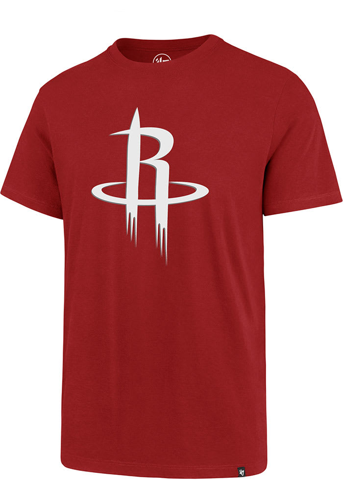 47 Houston Rockets Red Imprint Super Rival Short Sleeve T Shirt