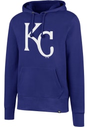 47 Kansas City Royals Mens Blue Imprint Headline Long Sleeve Hoodie