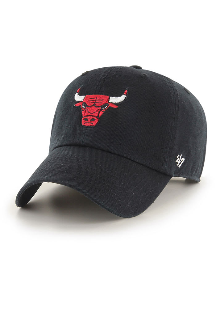 47 Chicago Bulls Clean Up Adjustable Hat - Black