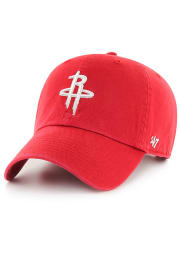 47 Houston Rockets Clean Up Adjustable Hat - Red