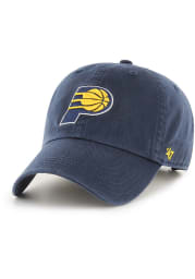 47 Indiana Pacers Clean Up Adjustable Hat - Navy Blue