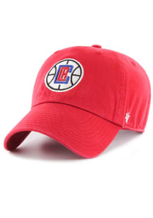 47 Los Angeles Clippers Clean Up Adjustable Hat - Red
