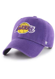 47 Los Angeles Lakers Clean Up Adjustable Hat - Purple