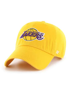47 Los Angeles Lakers Clean Up Adjustable Hat - Yellow