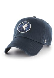 47 Minnesota Timberwolves Clean Up Adjustable Hat - Navy Blue