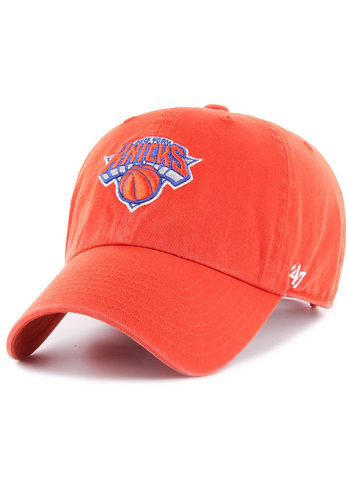 47 New York Knicks Clean Up Adjustable Hat - Orange