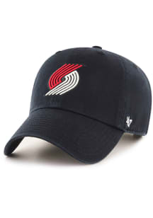 47 Portland Trail Blazers Clean Up Adjustable Hat - Black