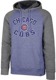 47 Chicago Cubs Mens Blue Match Raglan Fashion Hood
