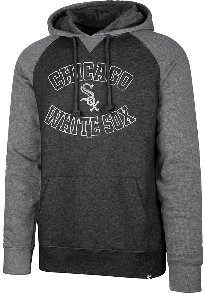47 Chicago White Sox Mens Black Match Raglan Fashion Hood