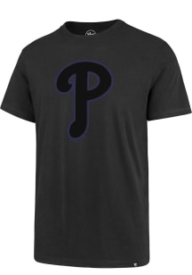 47 Philadelphia Phillies Charcoal Pop Imprint Super Rival Short Sleeve T Shirt