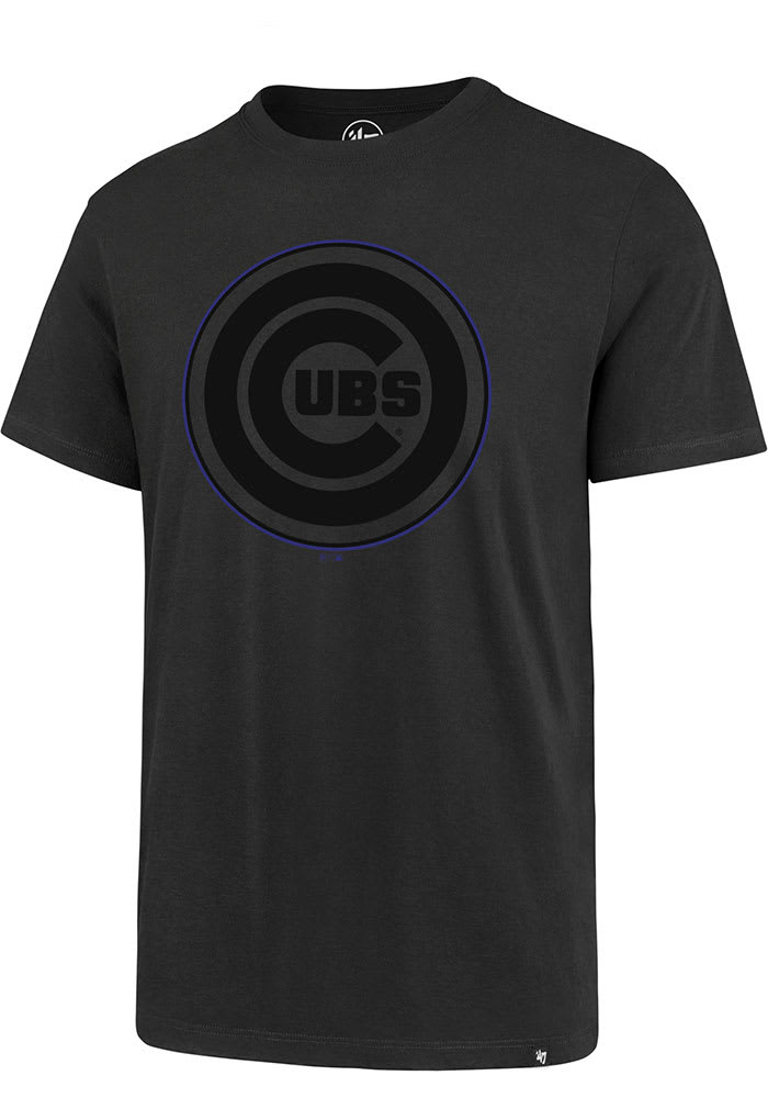 47 Chicago Cubs Blue Imprint Super Rival Short Sleeve T Shirt