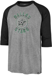 47 Dallas Stars Grey Match 3/4 Long Sleeve Fashion T Shirt